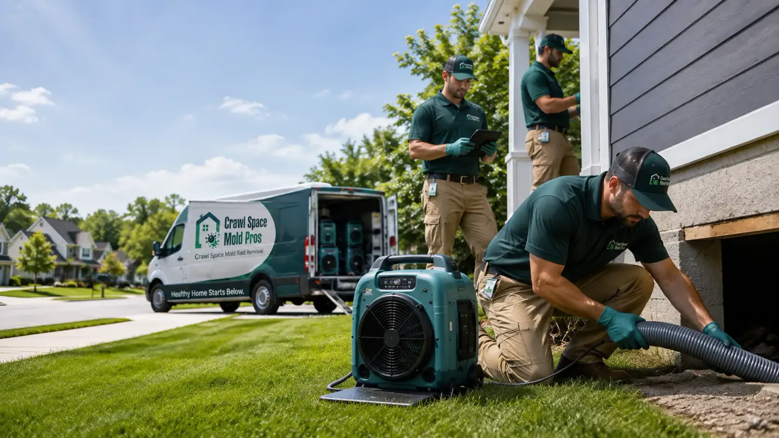 Crawl Space Mold Removal in Paxton, IL